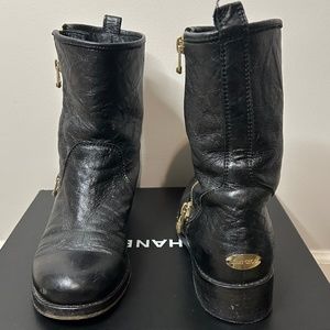 Jimmy Choo leather boots